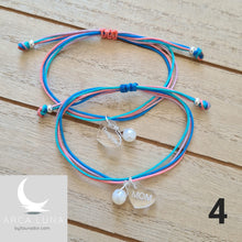 Load image into Gallery viewer, Pulseras 4 hilos con perla para Mom, Daughter, Grandma, Granddaughter, Sister, &amp; Friends
