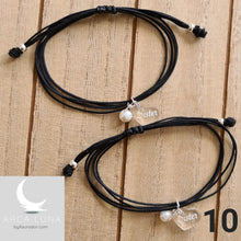 Load image into Gallery viewer, Pulseras 4 hilos con perla para Mom, Daughter, Grandma, Granddaughter, Sister, &amp; Friends
