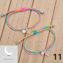 Load image into Gallery viewer, Pulseras 4 hilos con perla para Mom, Daughter, Grandma, Granddaughter, Sister, &amp; Friends
