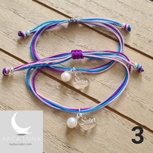 Load image into Gallery viewer, Pulseras 4 hilos con perla para Mom, Daughter, Grandma, Granddaughter, Sister, &amp; Friends
